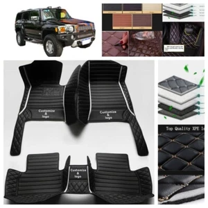 Auto For Hummer H3 H3T Car Floor Mats Waterproof Custom Liners Cargo Leather Rug - Picture 1 of 35