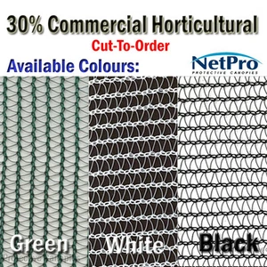 4m wide x 5m 30% Shade Cloth Horticultural Grade 90gsm - Picture 1 of 4