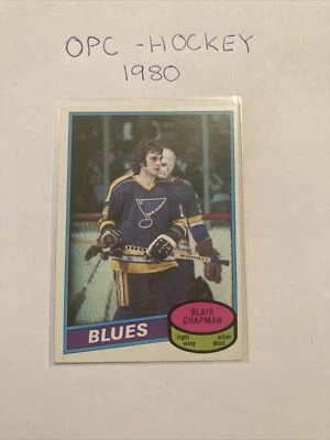 1980-81 OPC #48 BLAIR CHAPMAN ST.LOUIS BLUES O-PEE-CHEE - Image 1 of 2