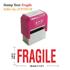 Fragile - JYP 4911R Selbstfärbender Stempel -5/8” x 1-/2” (15 x 38 mm) - Bild 1 von 1
