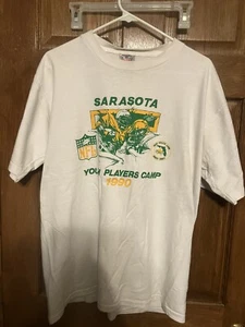 Vintage NFL Sarasota Youth Players Camp 1990 Tee Shirt Gr. XL - Bild 1 von 5