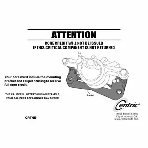 Disc Brake Caliper fits 2001-2005 Pontiac Aztek Montana CENTRIC PARTS - Picture 1 of 1