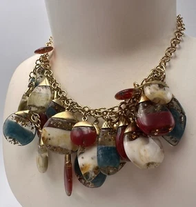 Ravissant collier breloques vintage - Foto 1 di 5