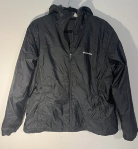 Columbia Youth Jacket With Hood Black XL - Picture 1 of 6