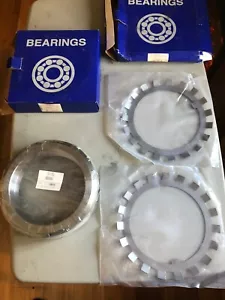 2 Pcs Metric 155 mm Spanner Nuts And Lock Washers Sealed New Free Shipping - Picture 1 of 8