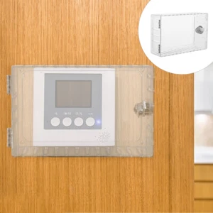 Thermostat Lock Box Guard Locking Cover with Large - Picture 1 of 12