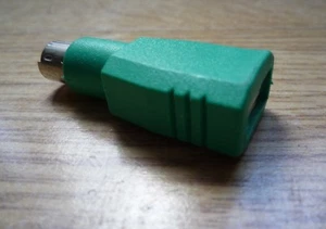 USB PS/2 Male to USB Female Converter Adapter Adaptor for MOUSE / KEYBOARD PS2 - Picture 1 of 5