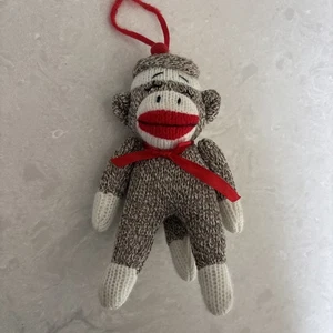 Socks Monkey Christmas Ornament Holiday - Picture 1 of 4