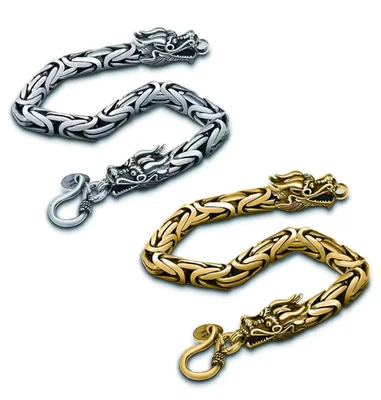 Pulsera Serpiente Plomada Azteca Quetzalcóatl, Serpiente Emplumada Maya Kukulkán #9 Foto 1 de 4