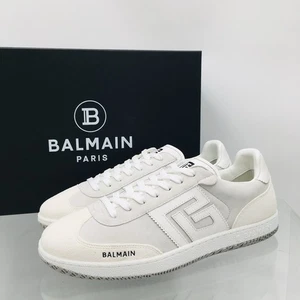 Balmain - Swan - DM1VI360LWSC - Scamosciato/Pelle - Sneakers Uomo Taglia EU 41 US 8 M - Foto 1 di 20