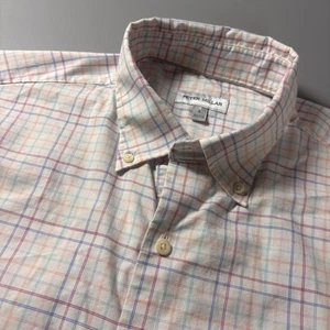 Peter Millar Langarmhemd Herren L kariert Button Down - Bild 1 von 10