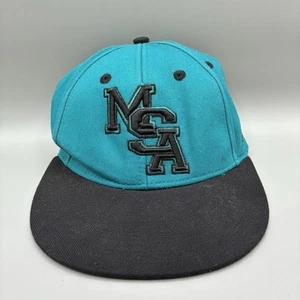 Gorra ajustada Miller School Of Albemarle Mavs Adidas adulto 6 7/8 verde azulado negra - Imagen 1 de 9