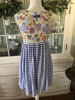 Matilda Jane Tank Dress Fit & Flare Scoop Neck Floral Adventure Begins Sz Small - Image 1 of 4