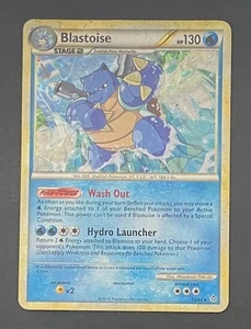 Pokémon Card Blastoise 13/95 Holo Unleashed - Heavily Played - Picture 1 of 2