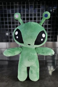 IKEA AFTONSPARV Alien Plüsch - grün Kinder Liebling 13 1/2 Zoll Stofftier Stofftier Animation - Bild 1 von 7