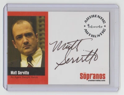 Matt Servitto Signed 2005 Inkworks Sopranos Autograph #A-MS SP AUTO as Dwight - Image 1 of 2