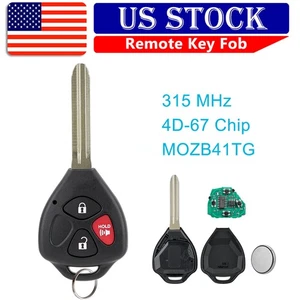 For 2007-2011 Toyota Yaris 2005-2012 Scion tC Keyless Entry Key Remote Fob 4D-67 - Picture 1 of 7
