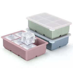 Silikon Eiswürfelformen 3er Pack - Große Silikon Eiswürfelformen mit Leck... - Bild 1 von 6