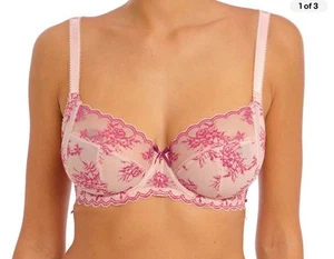 Freya 36H Offbeat Decadence Side Support Bra Vintage Rose Lace 402501 NWT - Picture 1 of 6