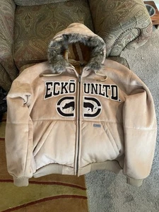 Ecko Unltd Jacket with Fur on Hood - Picture 1 of 18