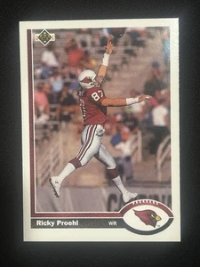 1991 Upper Deck Football Card #132 Ricky Proehl - Picture 1 of 2