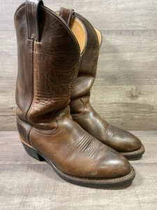 Stivali da lavoro uomo Chippewa in pelle marrone Roper taglia 9,5 D made in USA - Foto 1 di 17