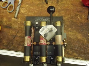 Hardinge DV-59 Schwalbenschwanz Hauptnetzschalter-Baugruppe - Bild 1 von 3