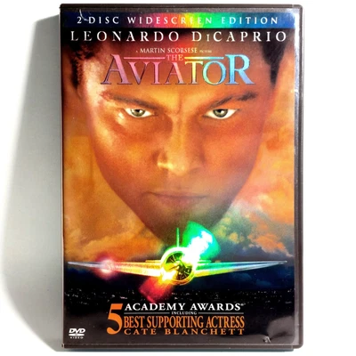 The Aviator (2- Disc DVD, 2005, Widescreen)   Leonardo DiCaprio   Cate Blanchett - image 1 of 4