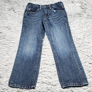 Gap Kids Girls Jeans Size 6 Regular Slim Straight Leg Cotton Blue Denim Faded - Picture 1 of 12