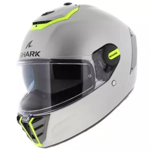 Shark Spartan RS, Blank Matt Silver Yellow SYS, Full Face Motorcycle Helmet - Bild 1 von 7