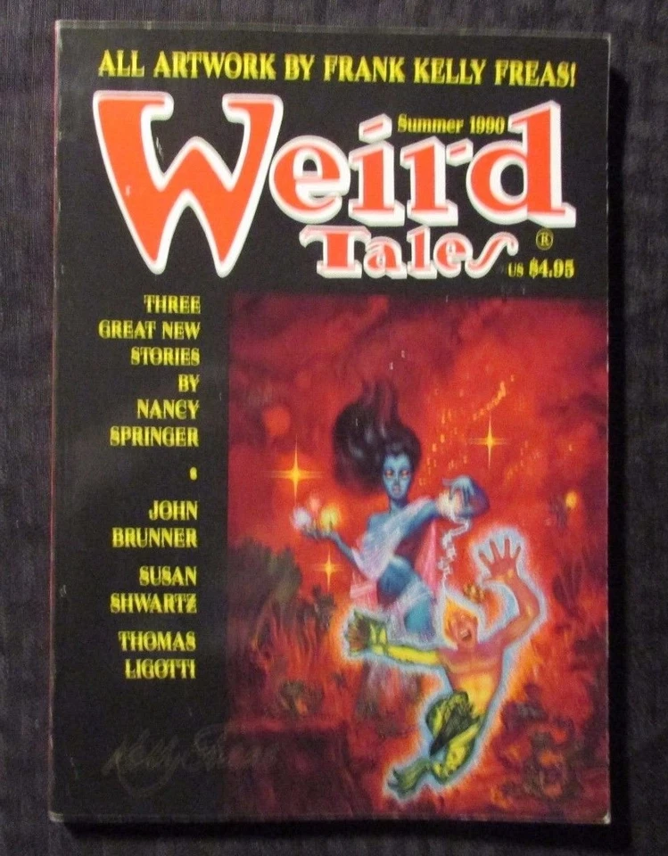 1990 Summer WEIRD TALES Pulp Magazine #297 VF/FN 9.0 Frank Kelly Freas Foto 1 de 1