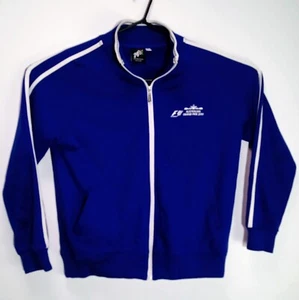 Australian F1 Grand prix 2010 Dark Blue Ramo Retro zip track Jacket Size Small - Picture 1 of 6