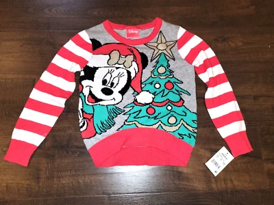NEW Disney Store Mickey Mouse Holiday Christmas Sweater Sz XS 4 5 NWT - Image 1 of 4