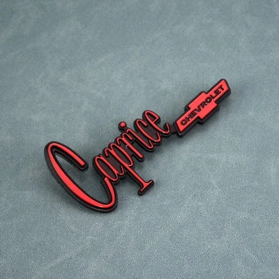 1Pc For 1972 1973 1974 1975 Caprice Trunk Emblem 9882650 New Red - Image 1 of 4