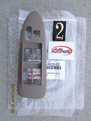 97-01 TOYOTA CAMRY CE LE XLE MASTER INTERRUPTOR VENTANA ELÉCTRICA BISEL MOLDURA ROBLE BRONCEADO NUEVO Foto 1 de 2