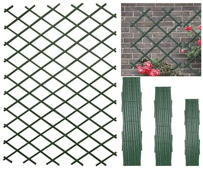 AQS INTERNATIONAL Traliccio da parete in plastica per espansione pianta arrampicata vite crepe giardino PVC recinzione verde