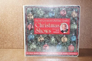 Old Time Radios Christmas Shows Audio Book Tapes 60 Programs 20 Cassettes - Picture 1 of 4