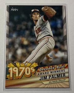 JIM PALMER / 2020 Topps Series 2 / 1970s Decades Best Award Winners / DB-39 - Picture 1 of 2