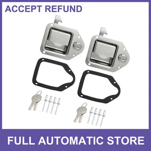 2 sets Truck Tool Box Latch Toolbox Paddle Lock Handle with Keys Universal - Bild 1 von 7