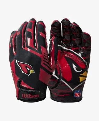 Arizona Cardinals NFL Stretch Fit Receiver Football Gloves - Image 1 of 3