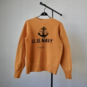 Warehouse U.S. Navy sudadera con ruedas, hecha en Japón, talla 38 - Imagen 1 de 16