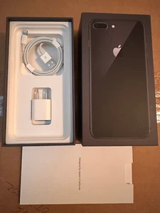 Original Apple iPhone 8 Plus Gris espacial 64 GB CAJA VACÍA con accesorios - Imagen 1 de 2