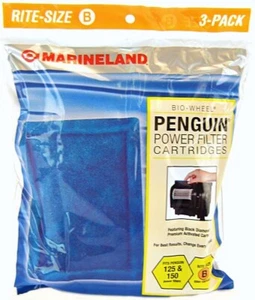 Penguin Marineland Filter Power Rite Size B Bag of 3 Cartridges 125 150 - Picture 1 of 1