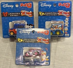 Choro Q Takara Tomy Disney Japan Auto 3 Stück Mickey Donald Daisy Honda - Bild 1 von 7