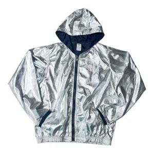 Balera Avant Garde Streetwear Metallic Full Zip Jacket LC Cyber Dance New - Picture 1 of 5