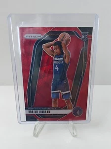 Rob Dillingham 2024-25 Panini Prizm Red Wave RC Minnesota Timberwolves #250 - Picture 1 of 2