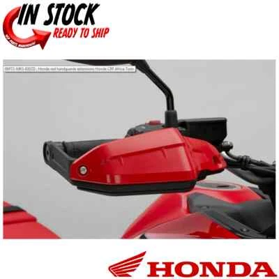 NUEVO OEM HONDA 20 - 25 AFRICA TWIN L1 EXTENSIONES DE PROTECTOR DE MANO ROJO 08P72-MKS-E00ZD Foto 1 de 4