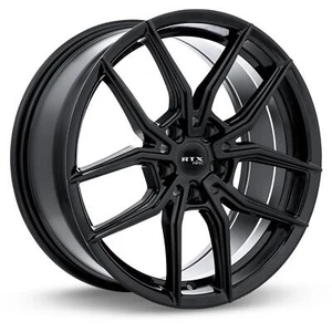 17 Inch Black Alloy Wheel Rim for Lincoln Town Car, RTX 82719 17x7.5 5x114.3 5Lu - Picture 1 of 10