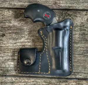 USA Made North American Arms Black Widow Derringer Pocket Holster - Picture 1 of 9