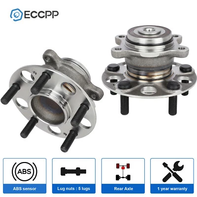 Conjunto de 2 cojinetes de cubo de rueda traseros para Honda Civic EX Si Acura CSX 2006-2011 Foto 1 de 4